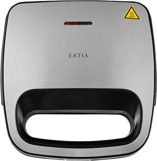 Estia Sandwich Maker for 2 Sandwiches 750W Black