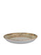 Kutahya Porselen Plate Soup Beige with Diameter 21cm 6pcs