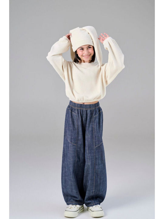Melin Rose Παιδική Παντελόνα Τζιν Μπλε Blue Denim