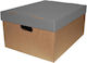 Kasten Classic Graues mit Deckel A3 H21x32x44cm