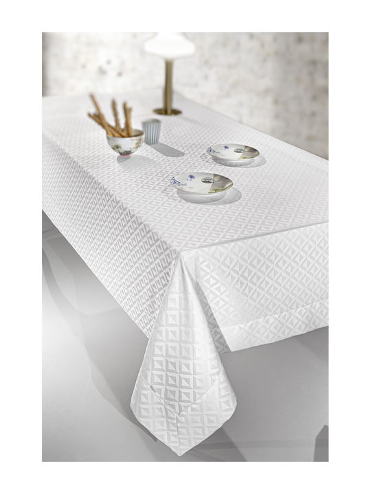 Guy Laroche Покривка за маса Horizon Бял 160x260бр
