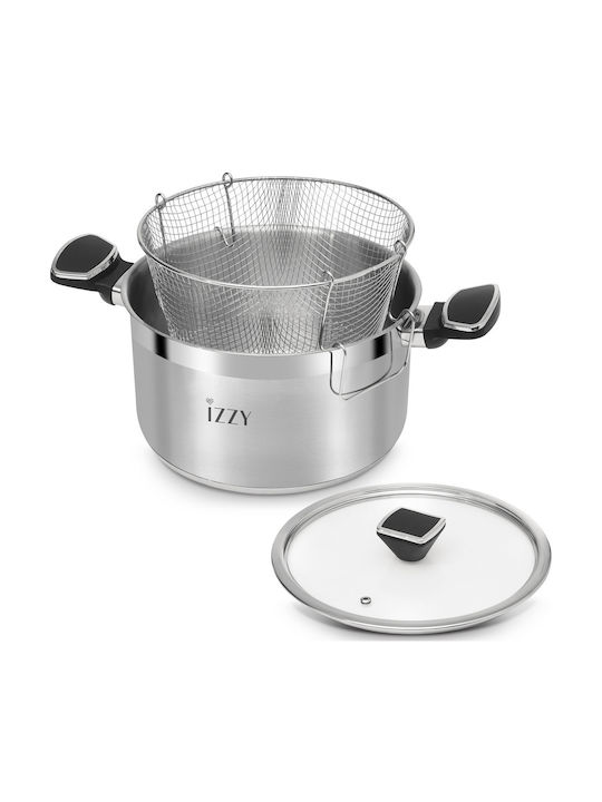 Izzy Top Chef Неръждаема Фритюрна Тенджера 24см