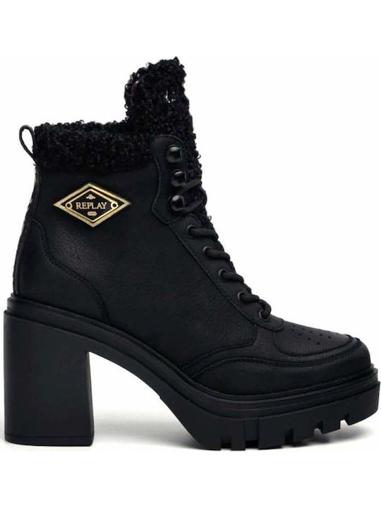 Replay Ankle Boots Black