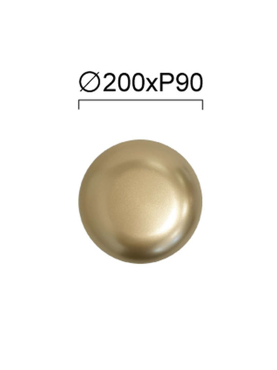 Viokef Alinta Leuchte Wand Gold 20cm