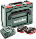 Metabo Set 2 Tool Batteries 18V Capacity 8Ah with Charger
