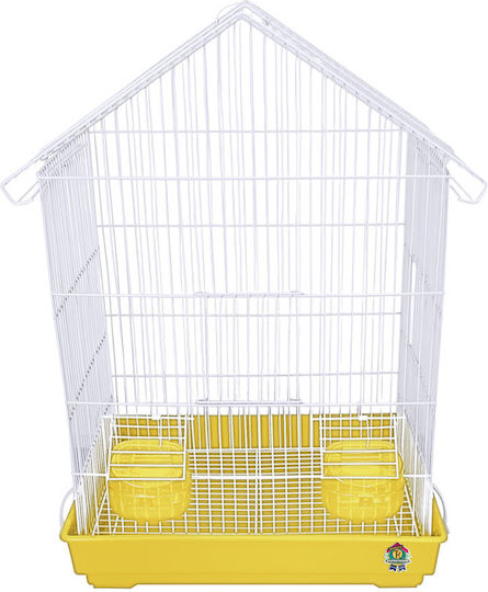 Klouvotechniki Large Bird Cage Korina 44*33*59cm Yellow