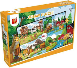 Puzzle 4-in-1 Bauernhof Puzzle 4-in-1 Bauernhof