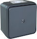 Aliberti Waterproof Wall-mounted Basic Wall Switch Gray