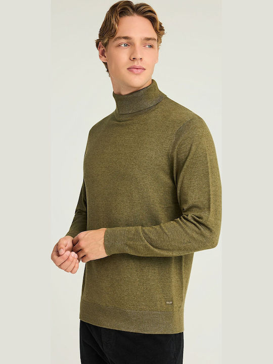 Funky Buddha Langarm Pullover Grün