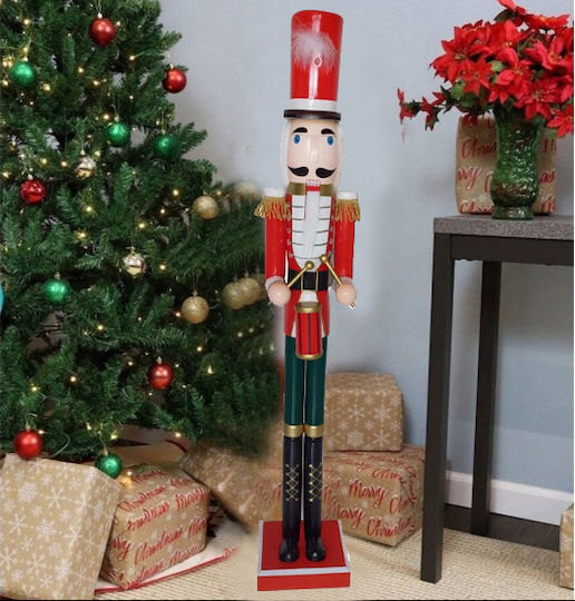 Nutcracker de Crăciun Lemn Înălțime 90cm.