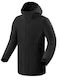 Rev'IT Trafalgar 2 H2O Ανδρικό Μπουφάν Μηχανής Softshell 4 Εποχών Αδιάβροχο Μαύρο