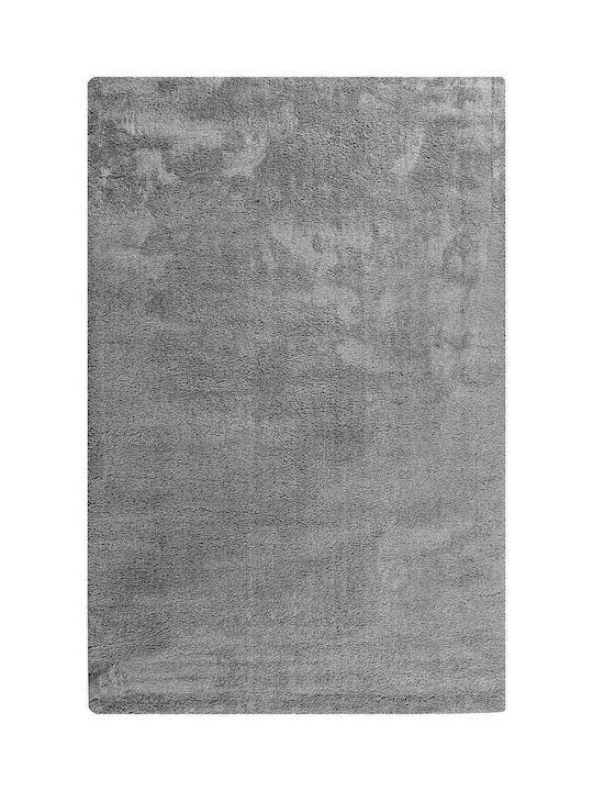 Balsan Veloute Cozy 1820 Shaggy Microfiber Bedroom Rugs Set Dark Grey P620636 3pcs