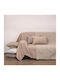 Anna Riska Ριχτάρι Τετραθέσιου Καναπέ Chenille 180x320εκ. Beige