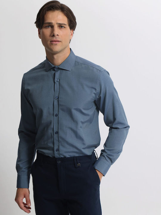 Long-sleeved Shirt Petrol
