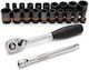 Sata Set Ratchet 1\4" & 3\8" 23pcs