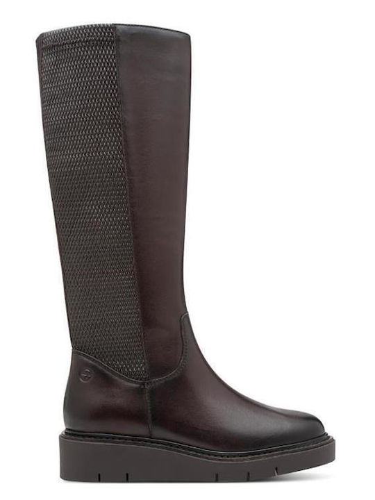 Tamaris Leather Women's Boots Brown