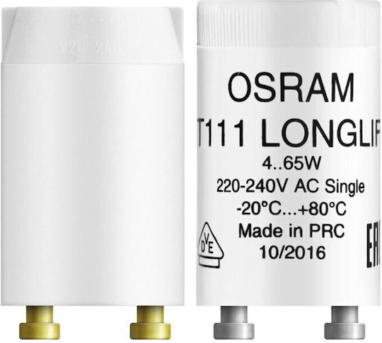 Osram 2 Στάρτερ Φθορισμού 4-65w Long Life