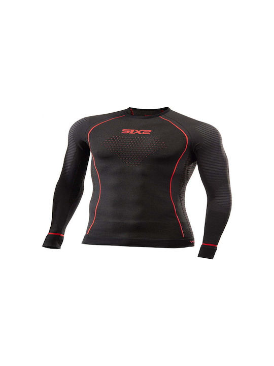 Six2 Men's Long Sleeve Cycling Jersey Black Six2 Men's Long Sleeve Cycling Jersey Black