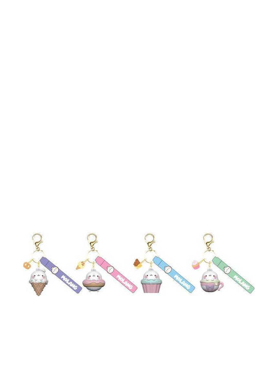 Molang Snack Time Series Keychain Hand Strap Display 12