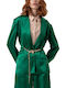 Fracomina Long Women's Blazer Emerald