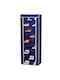 Fabric Shoe Organizer Blue 61x30x160cm