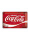 Nostalgic Metal Sign Coca-cola Logo Red Wave #22235