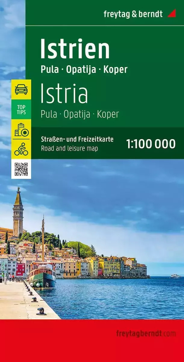 Mapa Istria Pula 1:100 000 | Skroutz Βιβλία