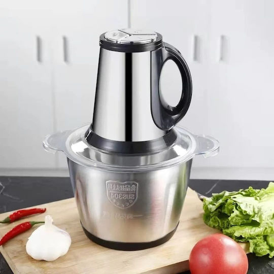 Mini Tocător Multi 1000W Cu Recipient 3L Gri