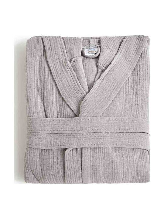 Aigaion Bathrobe with Hood Cement 220gr/m²