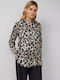 Women's Long Sleeve Shirt Leopard