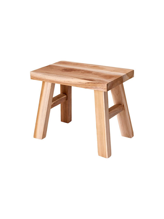 Wooden Outdoor Stool Wood Shade 31x19x25cm
