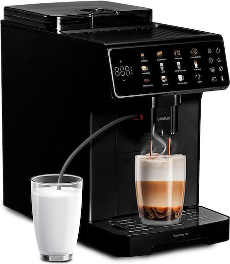 Samus Sublime 19 Automat de Espresso 1400W Presiune 19bar pentru Cappuccino Neagră