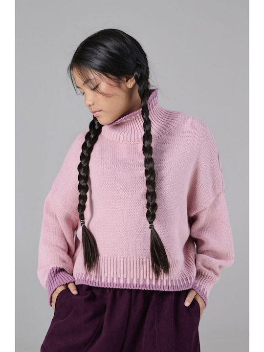 Melin Rose Kids Long-Sleeved Lilac Sweater