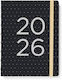 Ημερολόγιο Εβδομαδιαίο 2026 Filofax Α5 Moonlight Black