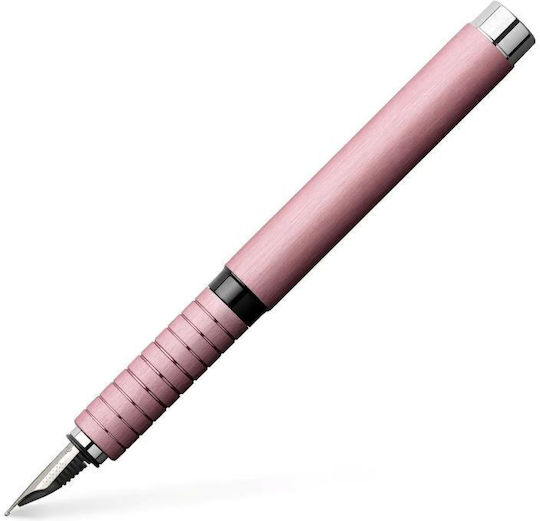 Faber-Castell Fountain Pen Medium Pink Aluminum with White Ink