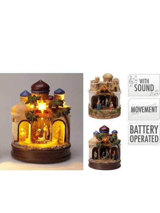 Koopman Christmas Illuminated Decorative with Music and Movement 22x17.7x17.6cm. (Μiscellaneous Designs)