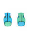Wau Dog Waterproof Reversible Fluorescent Green Dog Coat 40cm M