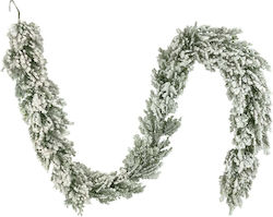 Marhome Schneebedeckte Grüne Weihnachtsgirlande