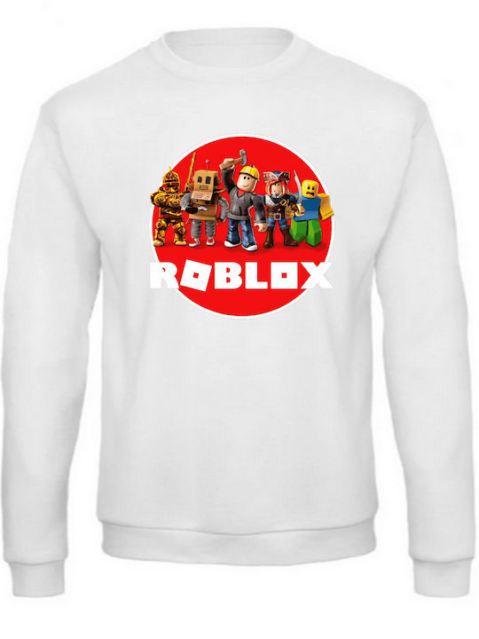 Gildan Kids Sweatshirt White
