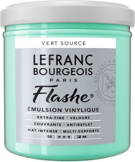 Lefranc & Bourgeois 125 мл Flashe Акрил 587 Серия 2 Воден Зелен Vert Source