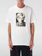 Herrenblusen Kurzarm T-Shirt Weiß