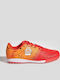 Kids Soccer Cleats with Turf Orange