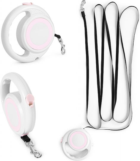 Petsi Foldable Dog Leash/Lead Strap in White color