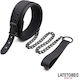 Set Collar Leash Neoprene Black