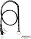 Shiny Black Long Whip 138cm