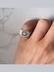 The Gem Stories Damen Ring mit Steinen Vergoldet