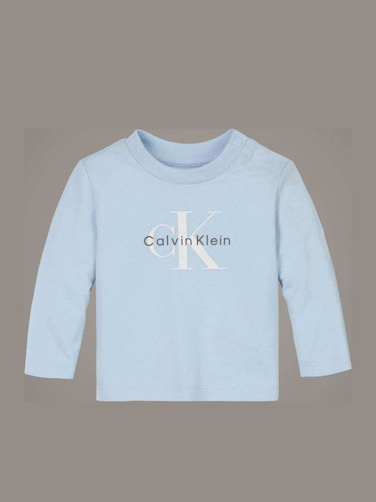 Calvin Klein Kinderoberteile Langärmelig Hellblau