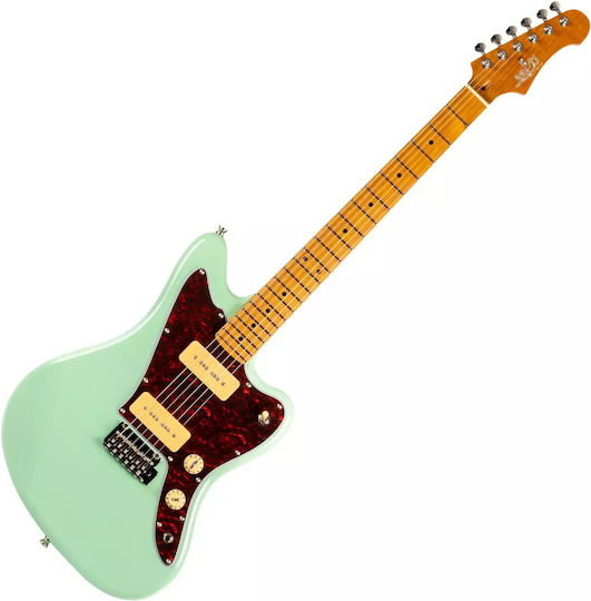 Jet JJ-300 P90 SFG Jaguar Electric Guitar Sea Green