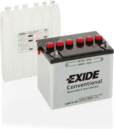 Motorcycle Battery Exide 12n24-3a 12v 24ah