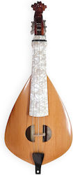 Liră Cretană Handmade Din Lemn De Flămâi Oregon Tastieră Perlă Albă Liră Cretană Handmade Din Lemn De Flămâi Oregon Tastieră Perlă Albă